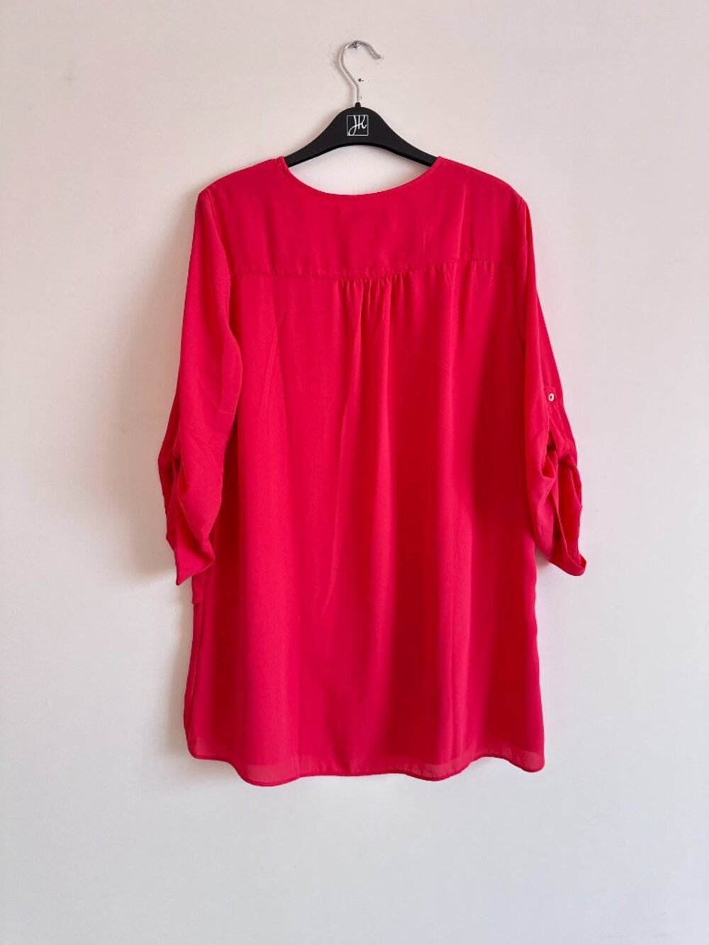 V-Neck Layered Flowy Summer Tunic - Picture 2 of 7